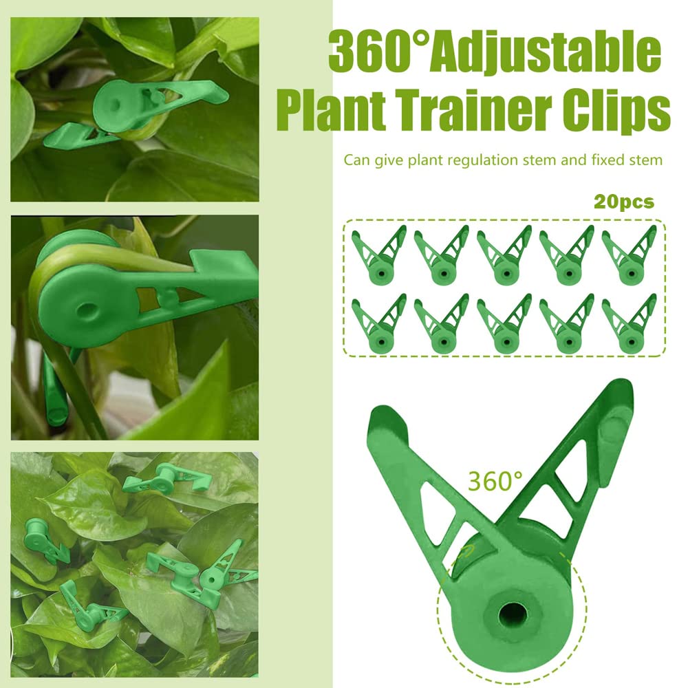 Plant Takken Bender Training Clips Tuin Stem Trainer Clips 360 graden verstelbare plantenbakhouder voor lage stress trainingstool
