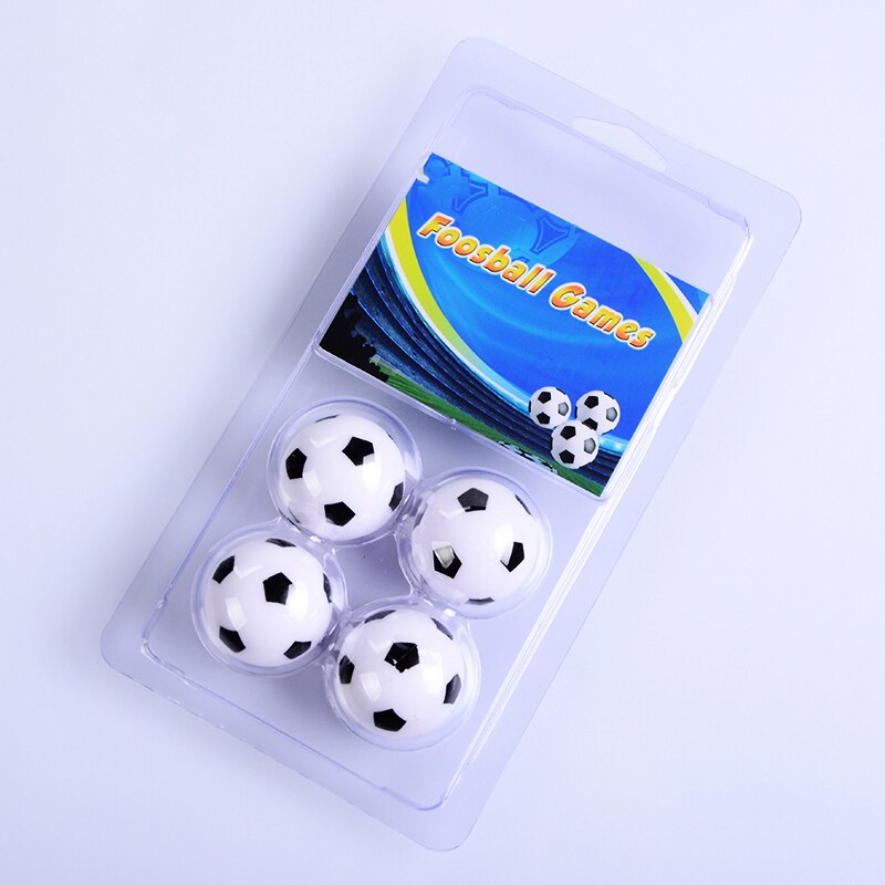 4 Pcs Foosball Tabelle Fußball Kunststoff Fußball Ball Fußball Fussball Soccerball Sport Runde Indoor Spiele: Default Title