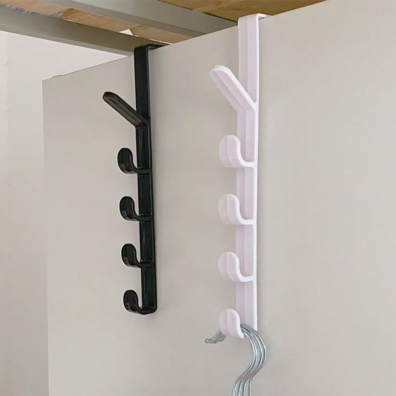 1/5/10 stuks achter de deur kapstok hanger achter de deur kast kledingkast slaapzaal deur haak opbergrek