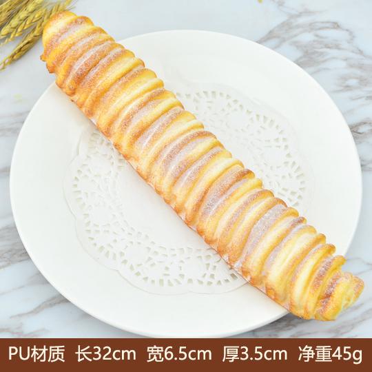 Décorations artificielles aliments doux PU Simulation | Fournitures festifs de fête, décorations pour fête, gros gâteau pain modèle faux présentoir: Olive