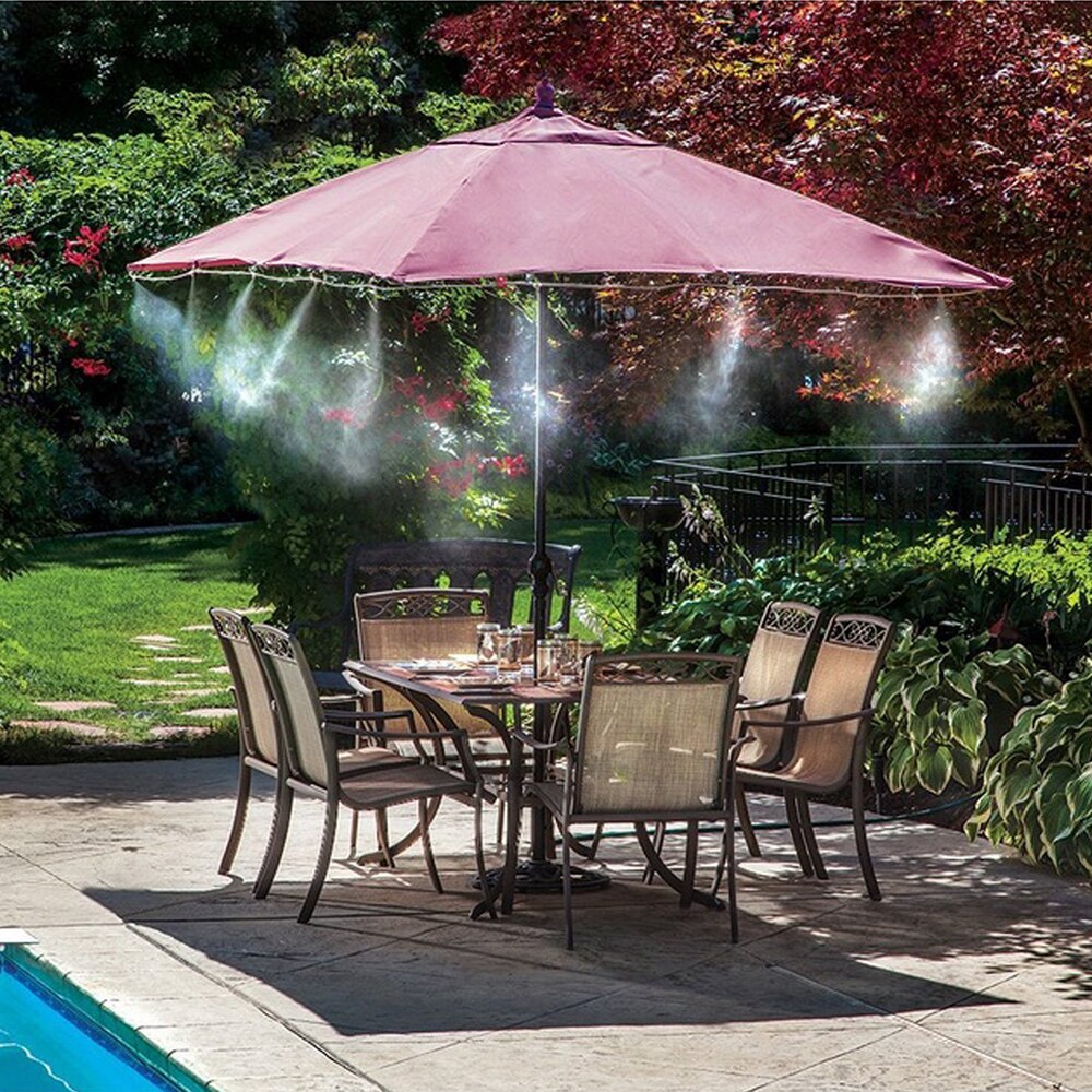 5-20M Verneveling Spray Cooling Water Mist Spuit Systeem Tuin Vernevelaar Outdoor Vernevelaars Voor Huis Tuin Irrigatie