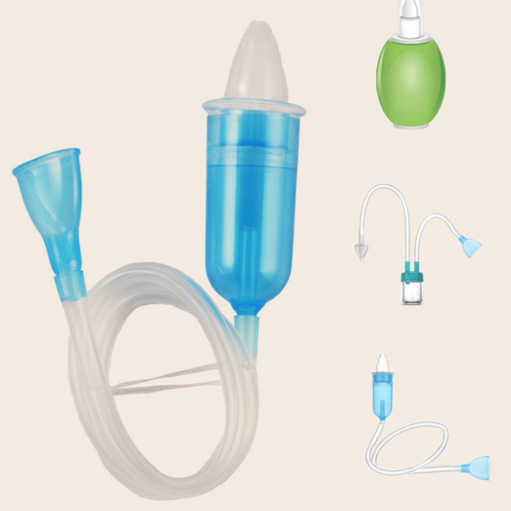 Newborn Baby Safety Care Nasal Aspirator Snot Nose Cleaner Vacuum Suction Nasal Absorption