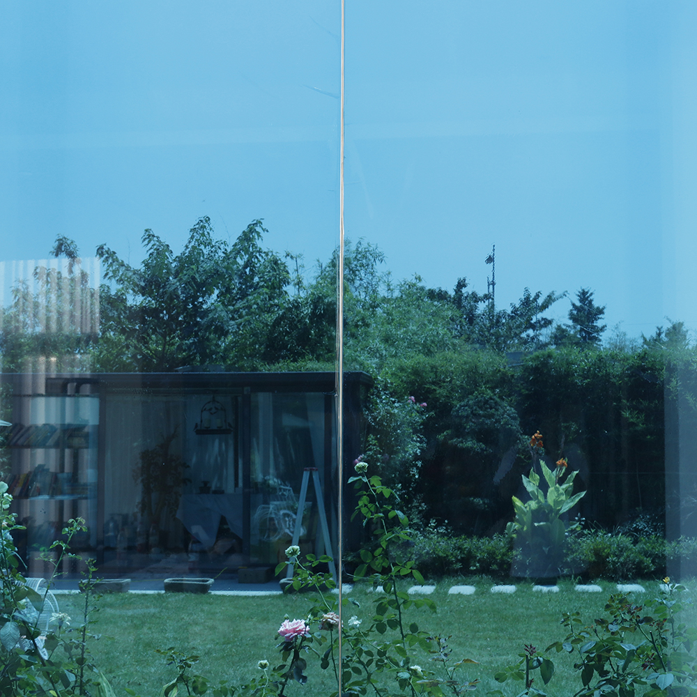 Sunice Blue&amp;Silver Reflective Window Film One Way Mirrored Privacy Decorative Glass Decor Heat Control Anti-UV Summer USE