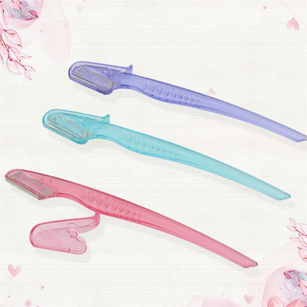 1pc havfrue øyenbryn barberhøvel ansiktshårfjerner øyenbrynstrimmer skarp sminkekniv blad forming av øyenbryn hårfjernerverktøy