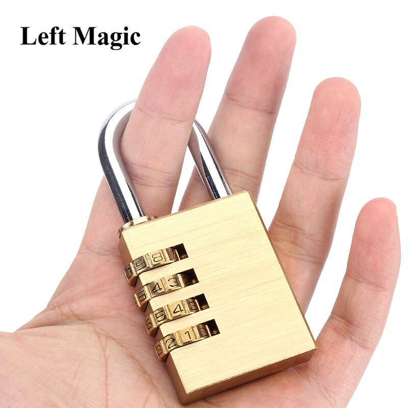 Induction Coded Dream Lock (Large/Small,Brass) Mentalism Magic Tricks Magician Close Up Illusion Gimmick Stage Magia Toys Joke