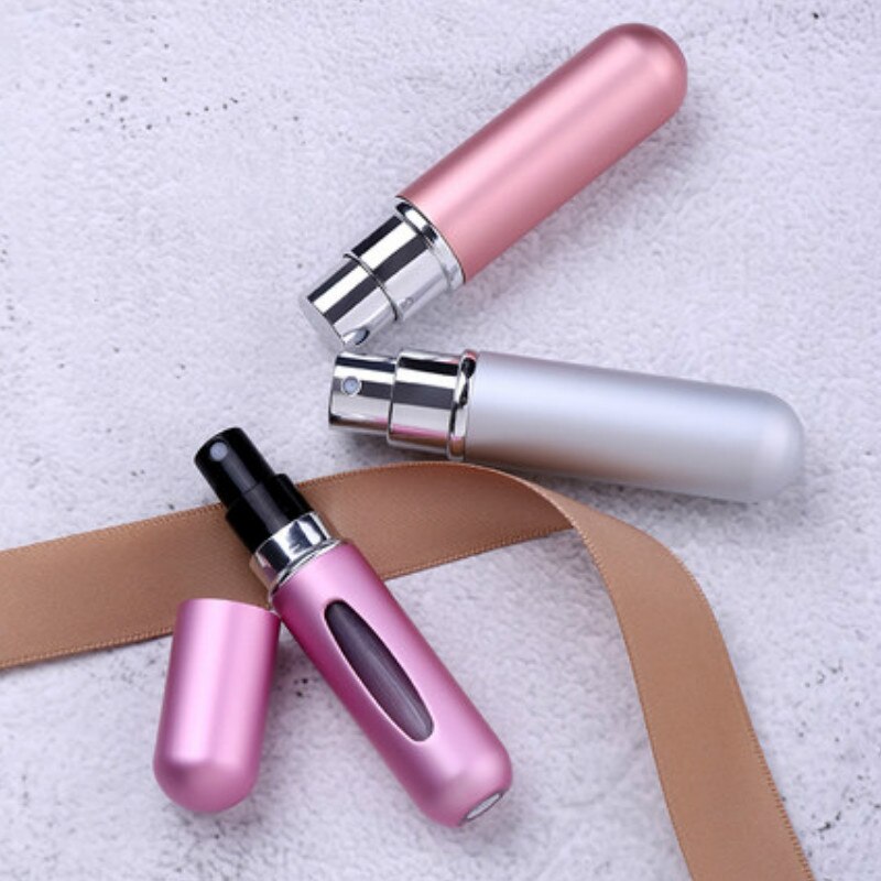 5ml mini flacons de parfum rechargeables pratiques avec pompe à parfum en spray, contenants cosmétiques vides, flacon atomiseur en spray pour voyage