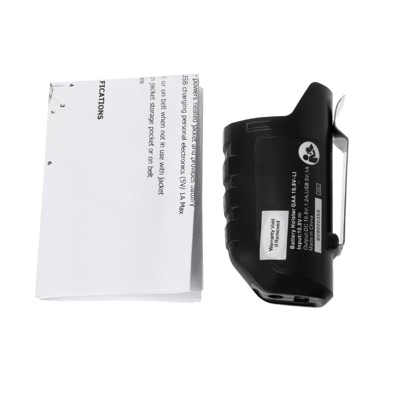 USB Adapter Charger Holster Replacement For BOSCH Li-ion Battery 10.8V/12V BHB120 S25 19
