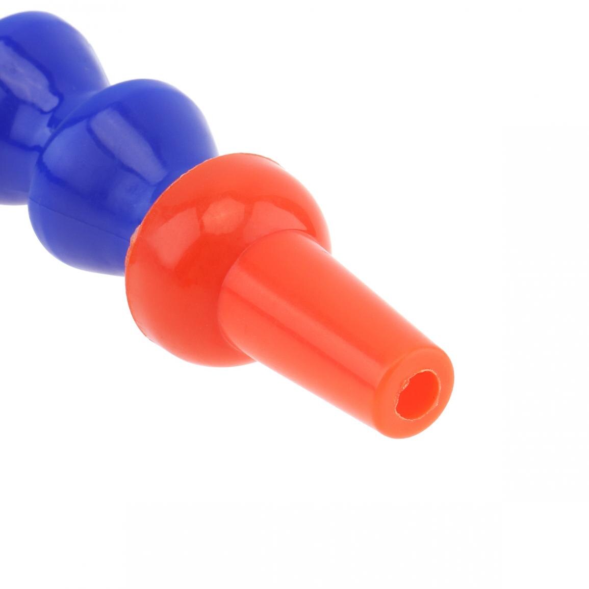 Manguera Flexible de plástico para refrigeración de aceite y agua, tubo refrigerante con boquilla de cabeza plana/redonda de fresado para torno CNC, 1/4, 1/2 y 3/8 pulgadas