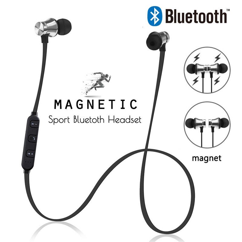 Xt11 magnetische draadloze bluetooth oordopjes, muziek, waterdichte headset, nekband, sport oordopjes, oordopjes met microfoon voor iphone en xiaomi