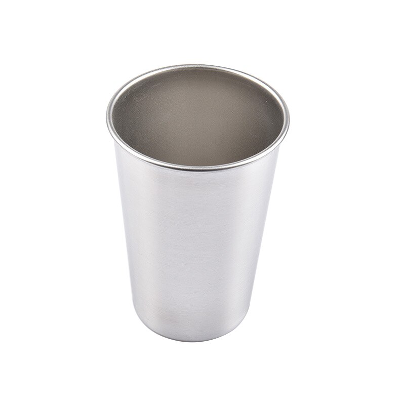 Chope à bière en métal en acier inoxydable, gobelet à vin, café, thé, lait, outils de consommation domestique, tasses de 30ml/70ml/180ml/320ml, 1 pièce