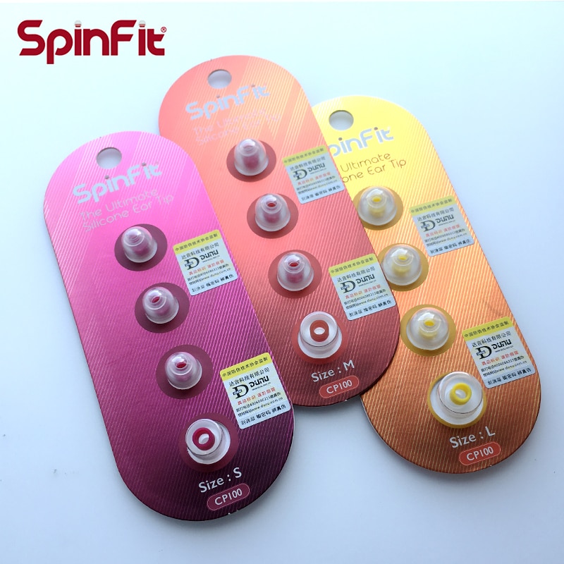 DUNU SpinFit CP100 CP800 CP220 CP230 CP240 In-ohr Kopfhörer Eartip Patentierte Silikon Eartips 1 paar (2 stücke) für DK3001 TITAN 5