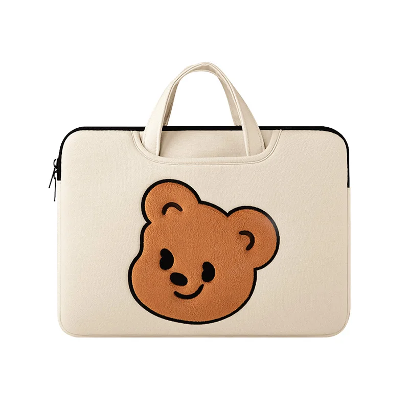 Cute Laptop Handbag For Ipad Pro11 Macbook Air 13.6 15.3 Pro13.3 14 16 Xiaomi Lenovo 15.6 Inch Shockproof Notebook Pouch