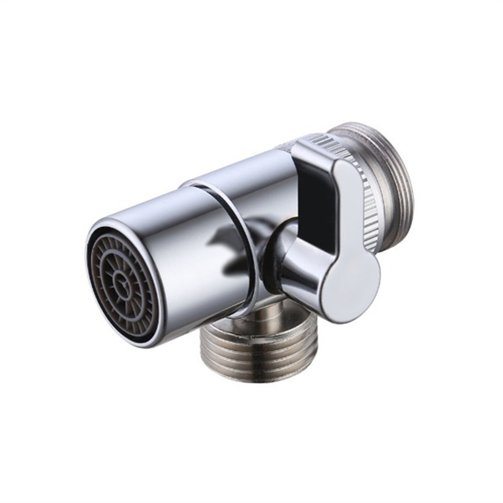 Home Bathroom Kitchen Basin Sink Faucet Brass Diverter Polished Chrome Water Tap Filter Valve Replacement Part