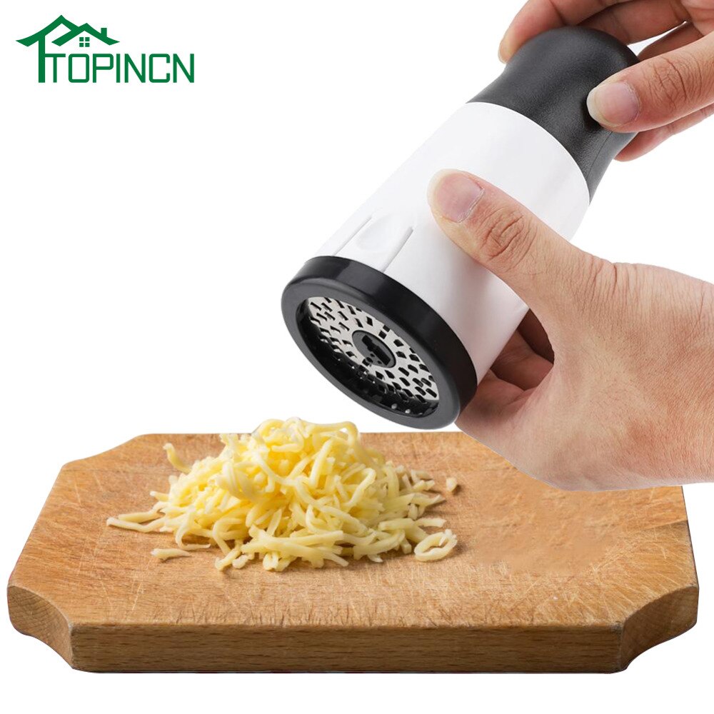 TOPINCN Manually Cheese Shredder Cheese Mill Grater Thickness Adjustable Cheese Mill Grater Thickness Adjustable Kitchen Tool