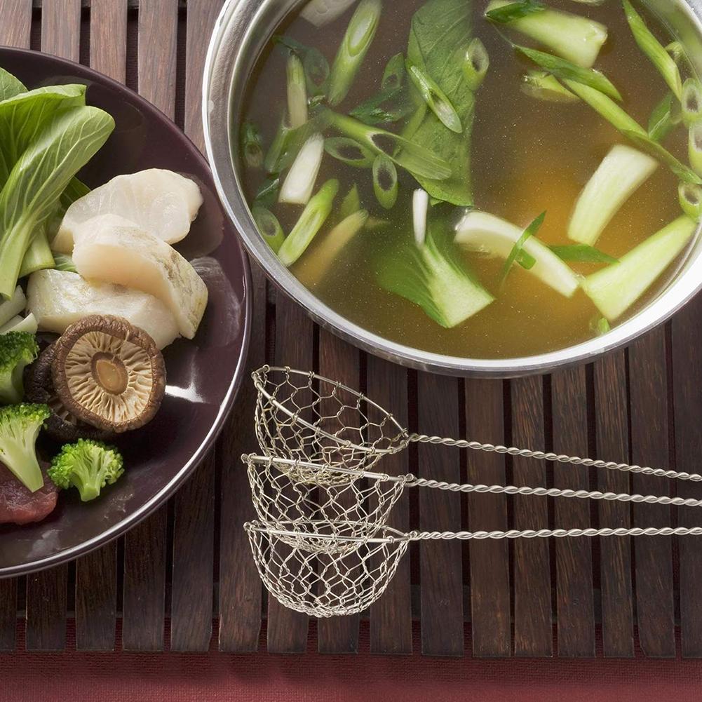 Filtro de aceite para Fondue, colador ligero, práctico, cuchara, separador de huevos, utensilios de cocina, coladores, coladores, accesorios de cocina
