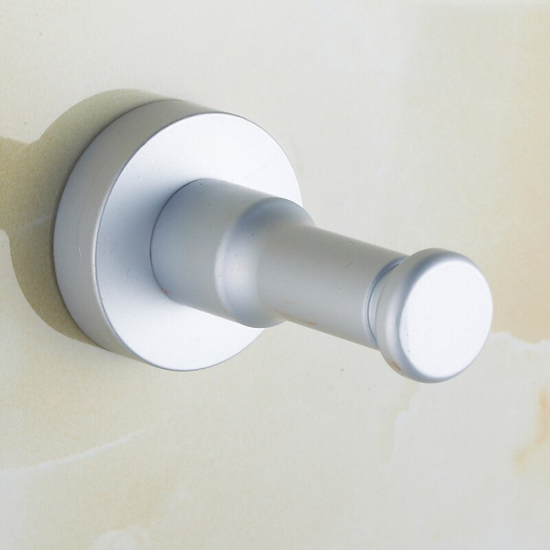 10 kleuren ruimte aluminium multi-color diy handdoek muur haak spijker badkamer keuken kleding sleutel kapstok tas hanger houder hj -0726