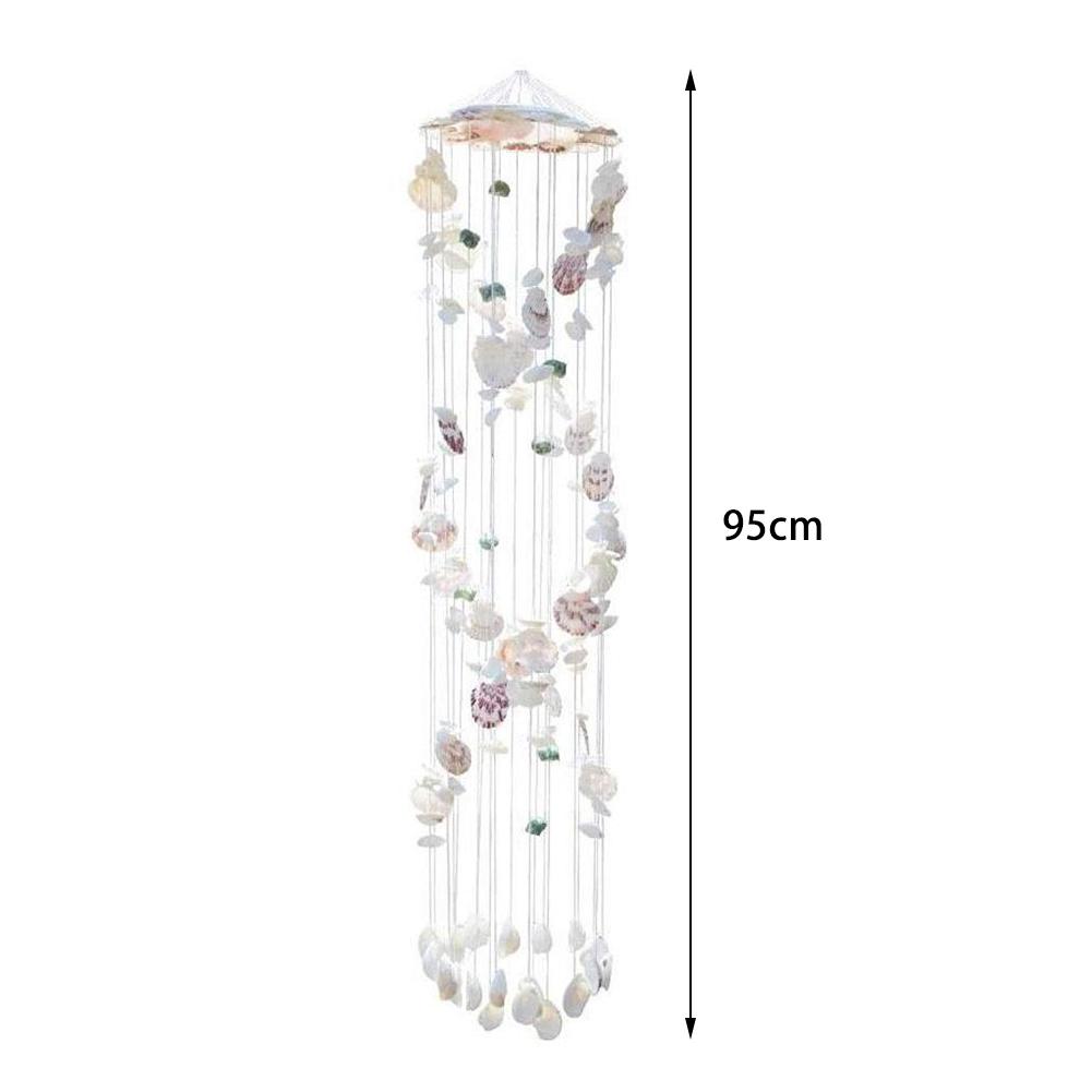 Natural Shell Wind Chimes Hanging Beautiful Shell Wind Chimes Wind Chimes Clock Crafts Jewelry Wedding Souvenir