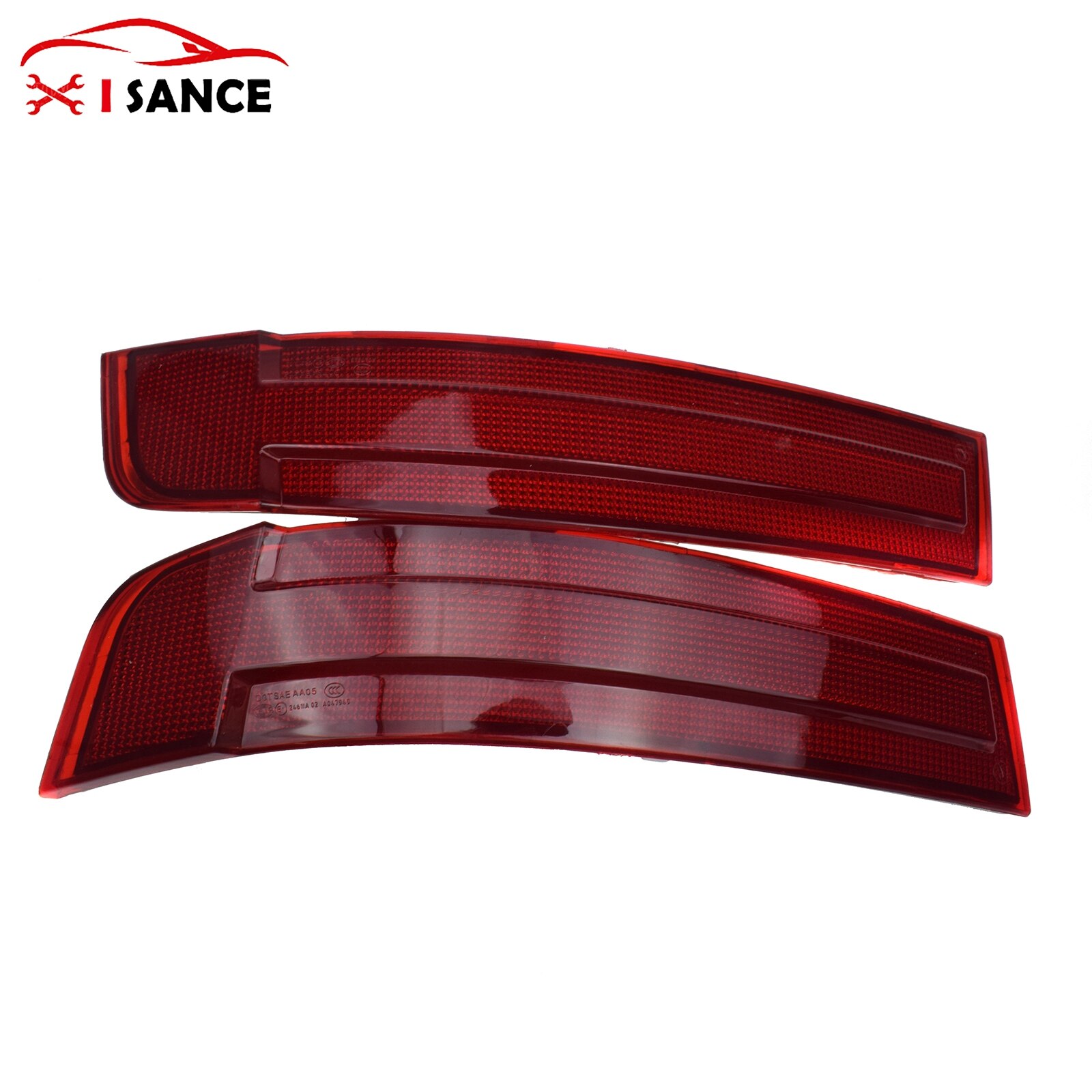 Rear Bumper Light Warn Light Red Lens Left Right For Mercedes-Benz X164 GL320 GL450 GL550 2007 1648201174 1648201274