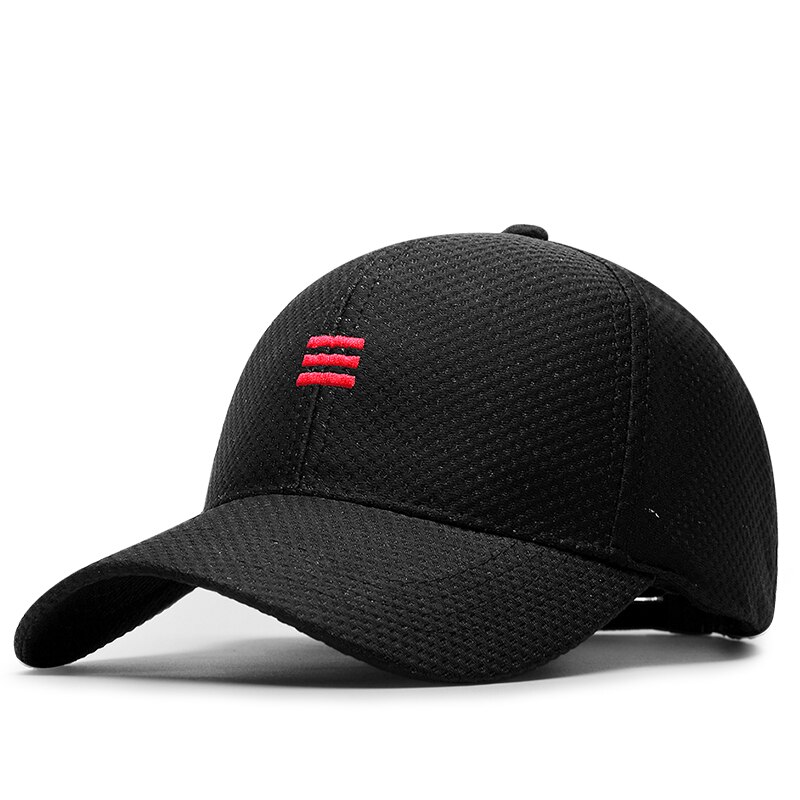 Adult Summer Outdoors Cool Thin Mesh Sun Hat Big Bone Men and Women Polyester Plus Size Baseball Cap 56-60cm 60-64cm