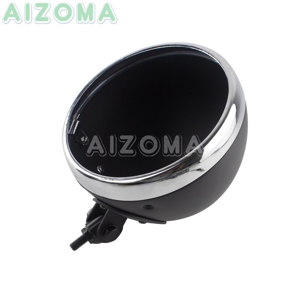 Motorfiets 7 "Koplamp Led Vuurtoren Shell Voor Harley 883 Ijzer Dyna Bobber Universal Custom 7 Inch Koplamp Behuizing Emmer