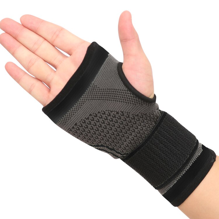 Aolikes support 1 stuks sportbeschermende uitrusting gewichtheffen bandage polsband ondersteuning + boks hand wraps hand bandage ondersteuning