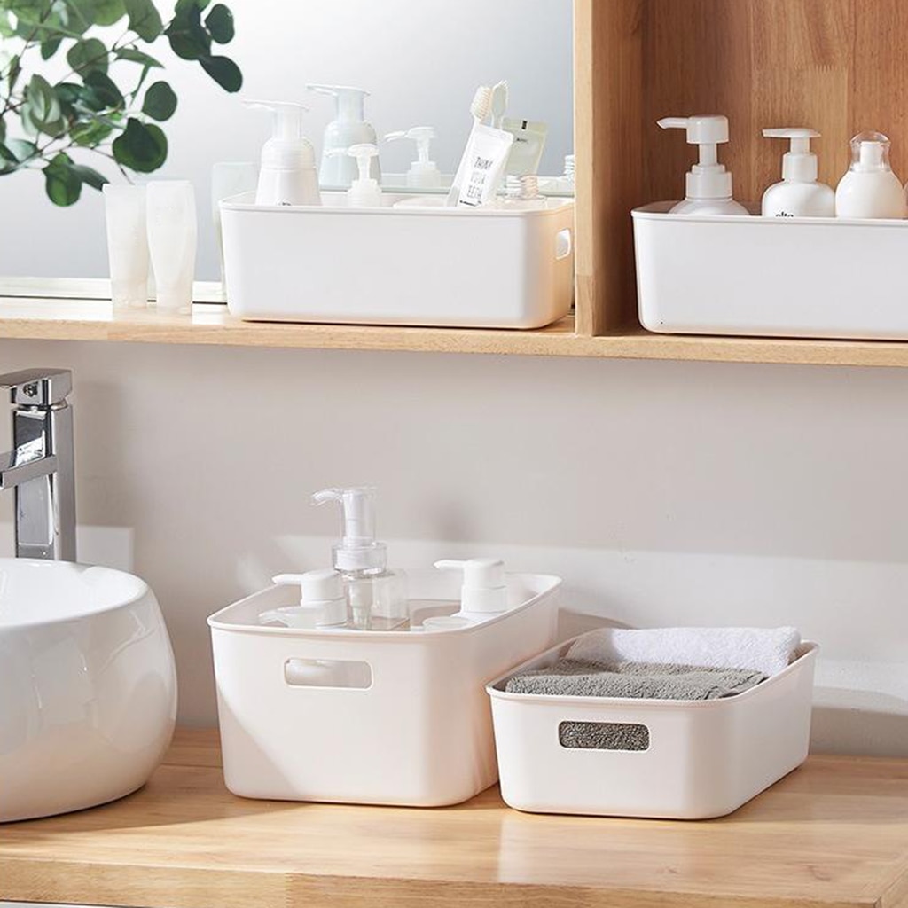 Home Storage Box Basket Container Drawer Organizer Storage Bins Entryway