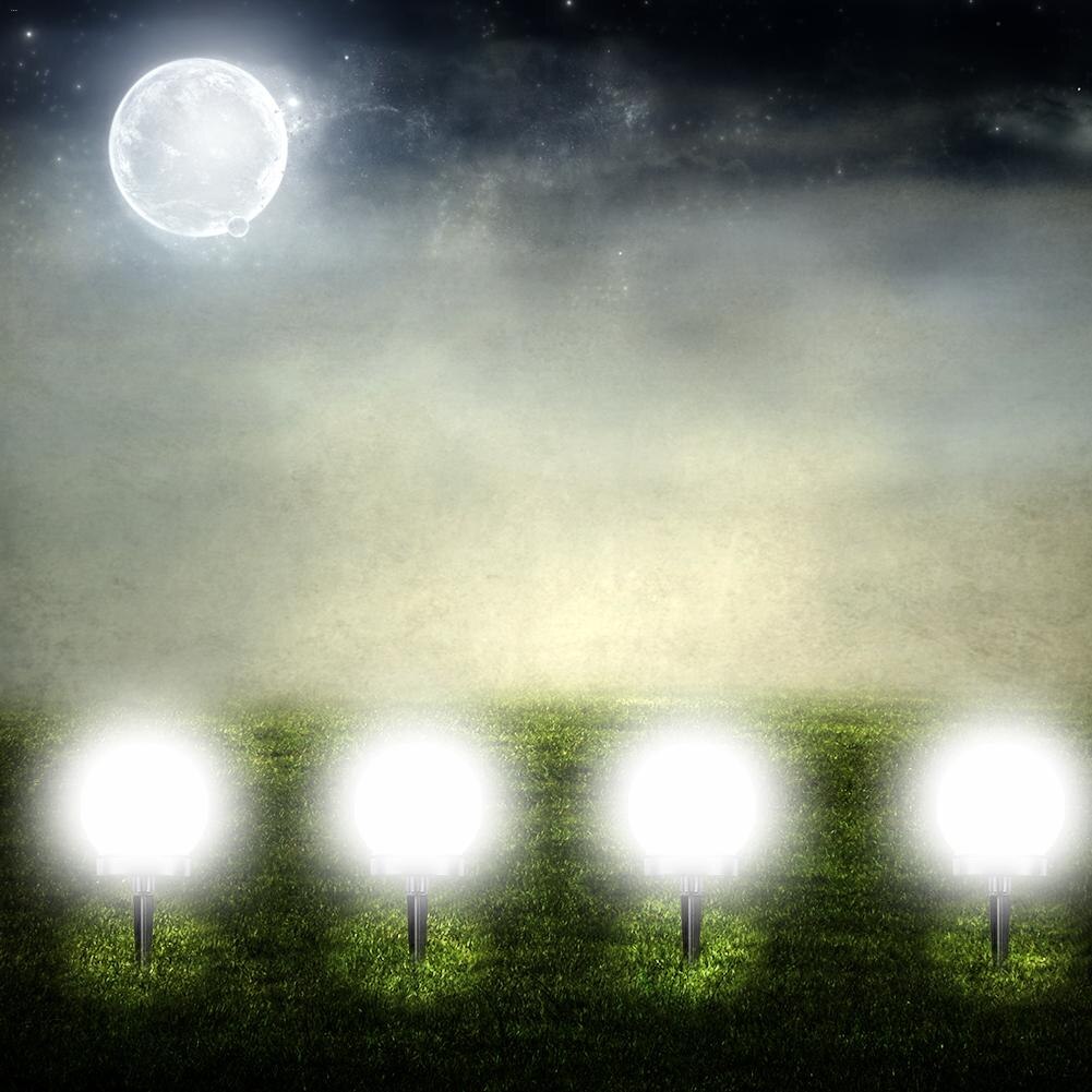 2PCS/Set Waterproof IP65 Solar LED Lawn lights Outdoor Garden Courtyard Lawn Lamp Decorative Lighting with lithium battery