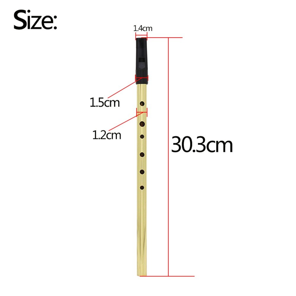 IRIN Fluitje Fluit Feadog Tin Fluitje Feadan D Flauta Pennywhistle Ierland Mini Wind Muziekinstrument Pocket 6 Gat Beginner