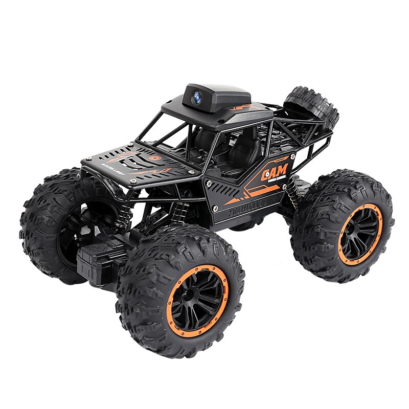 Rc Auto Met Camera Hd 2.0mp Wifi Bounce Auto Peg SJ88 4CH 2.4 Ghz Springen Sumo Met Flexibele wielen Afstandsbediening Fswb