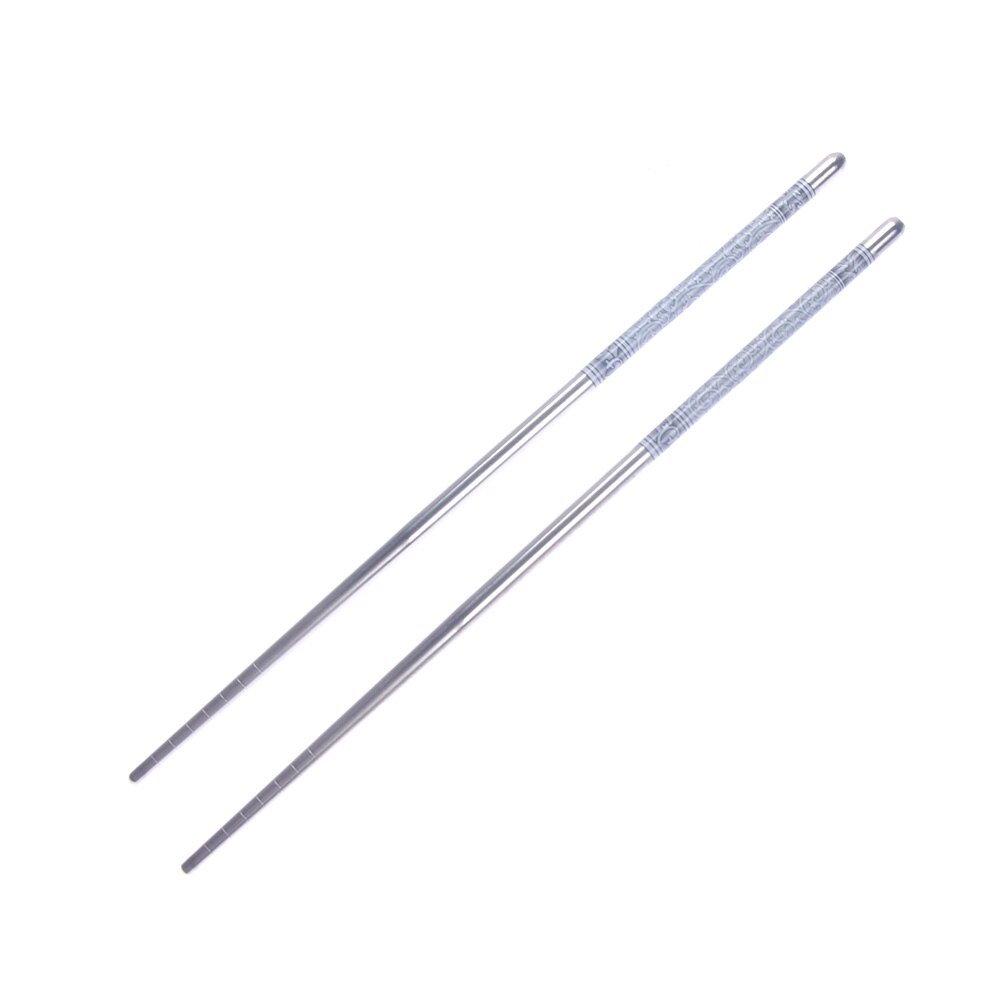 2PCS Stainless Steel Black Dragon Fishs Chopsticks Chinese Long Non-Slip Alloy Sushi Hashi Chop Sticks Chinese Tableware: 3