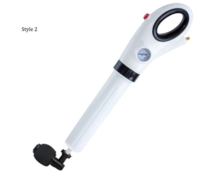 Hoge Druk Wc Afvoer Ontstoppen Cleaner Kit Afvoerputje Pijp Blaster Hoge Druk Lucht Plunger Hoge Druk Ontstopper: Style 2