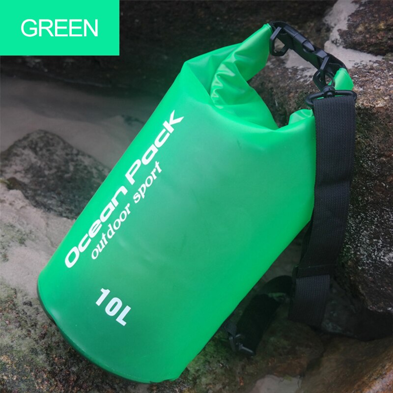 Na świeżym powietrzu 5L 10L 15L 20L worek wodoszczelny Dry Bag opakowanie worek basen Rafting kajak rzeki kajakarstwa Trekking pływający żeglarstwo wodoodporna: Green-20L