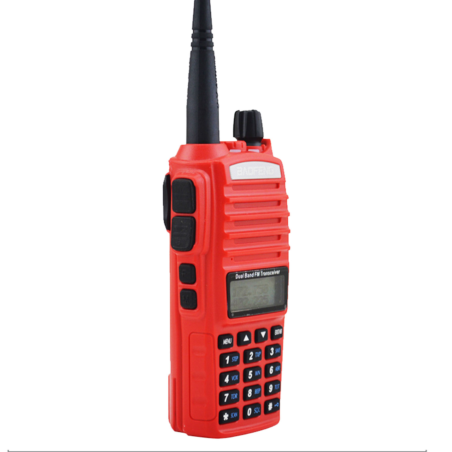Baofeng-rádio portátil em dois sentidos com fone de ouvido, UV-82 Walkie Talkie, UHF 400-520MHz, VHF, 136-174MHz, 5W, Dual Band, Dual PTT Switch, FM