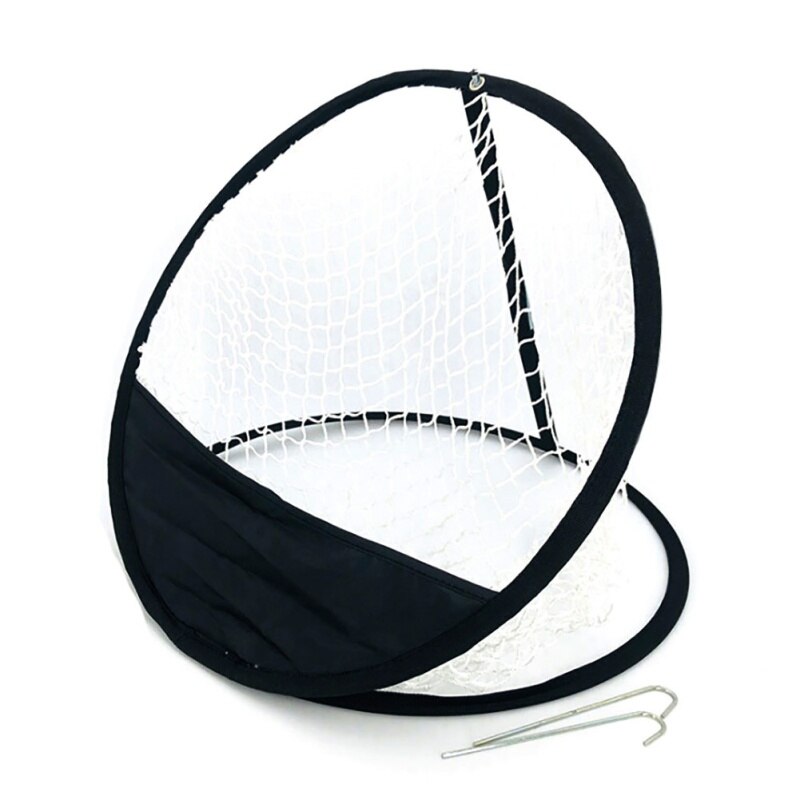 Golf Chipping Practice Net Golf Pop-UP Indoor Outdoor Chipping Pitching Cages Mats Practice Easy Net Golf Training Aids