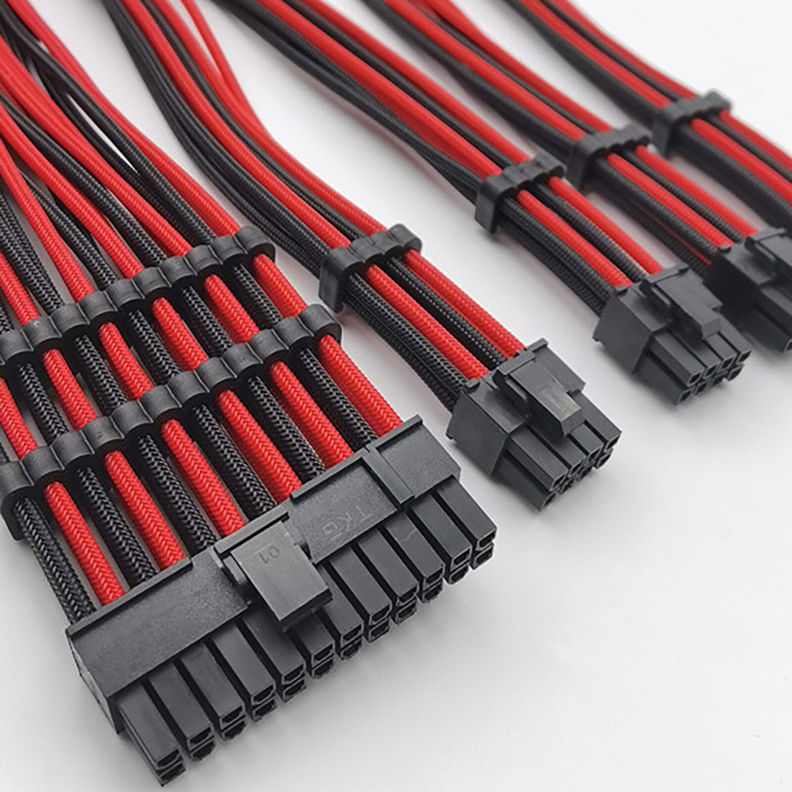 Black Open Cable Comb Set Cable Comb/clip/organizer/dresser For Pc Power Cable Wiring 4/6/8/24 Pin Computer Cables Manager#y30