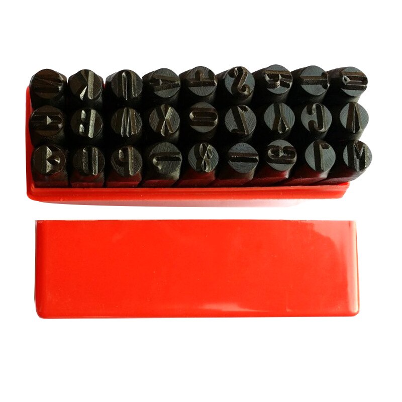 Letter Stamp Punch Set Hardened Steel Metal Alphabet Letter Wood Leather Punch Tool Craft LXY9