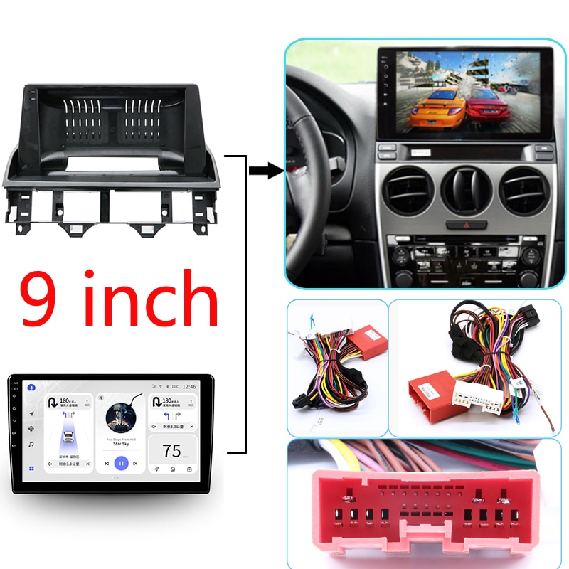 9 Zoll Autoradio Blende Für Mazda 5 Premacy 2010-2015 - Einfacher Einbau
