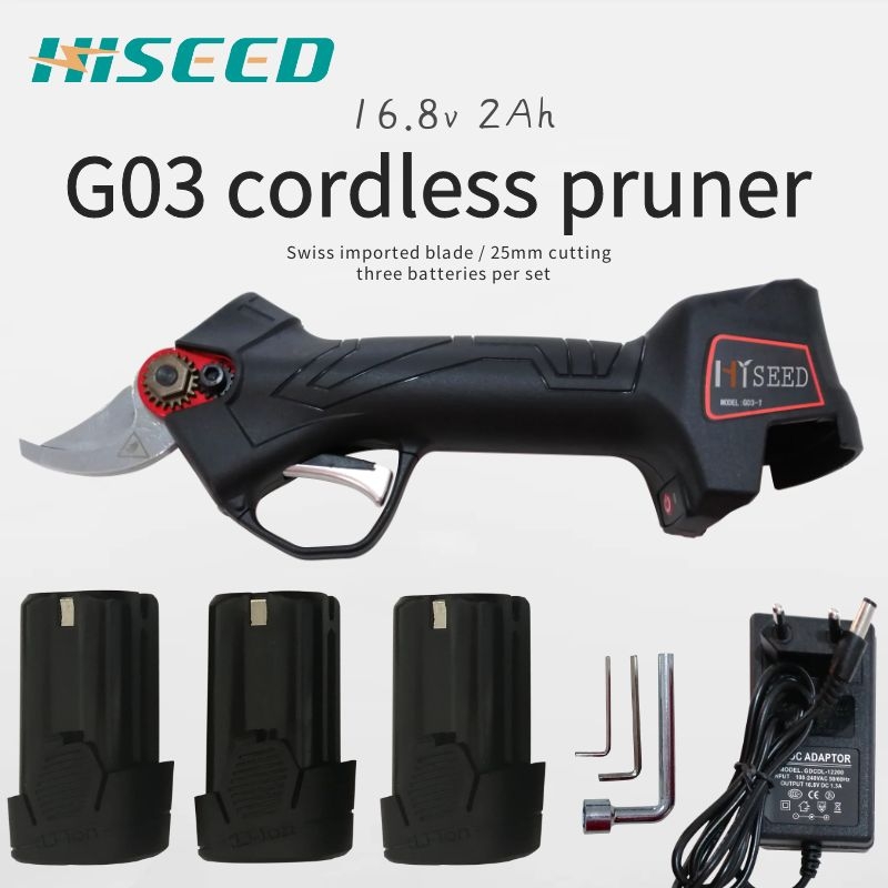 Cordless CE forged blade electric pruning scissors pruners secateurs (German imported blade)
