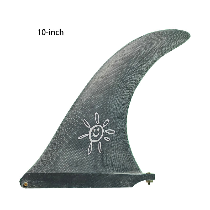 NUEVAS aletas de tabla de surf longboard de 10 pulgadas, material de fibra de vidrio, disponibles en varios colores, imprescindible para surfistas: Azul