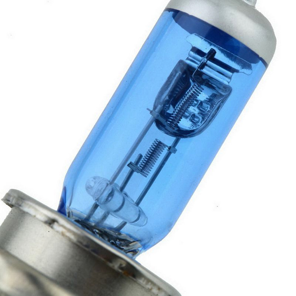 Safego 2 uds H7 H4 P43T bombillas halógenas 12V px26d 55W 60W bombillas de xenón para coche bombillas de repuesto halógenas de xenón 4300k