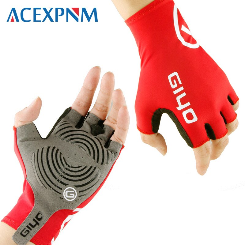 ACEXPNM Anti Slip Gel Pad Fahrrad Handschuhe Gel Pad Kurze Half Finger Radfahren Handschuhe Atmungsaktive Outdoor-Sport Männer MTB Bikes handschuhe