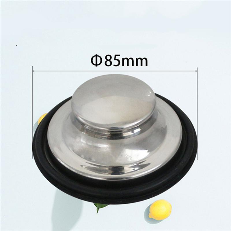 Badkamer Afval Ontdoener Rvs Cover Plug Water Afsluitdeksel Sink Plug Vervanging Afval Voedsel Ontdoener Accessoires