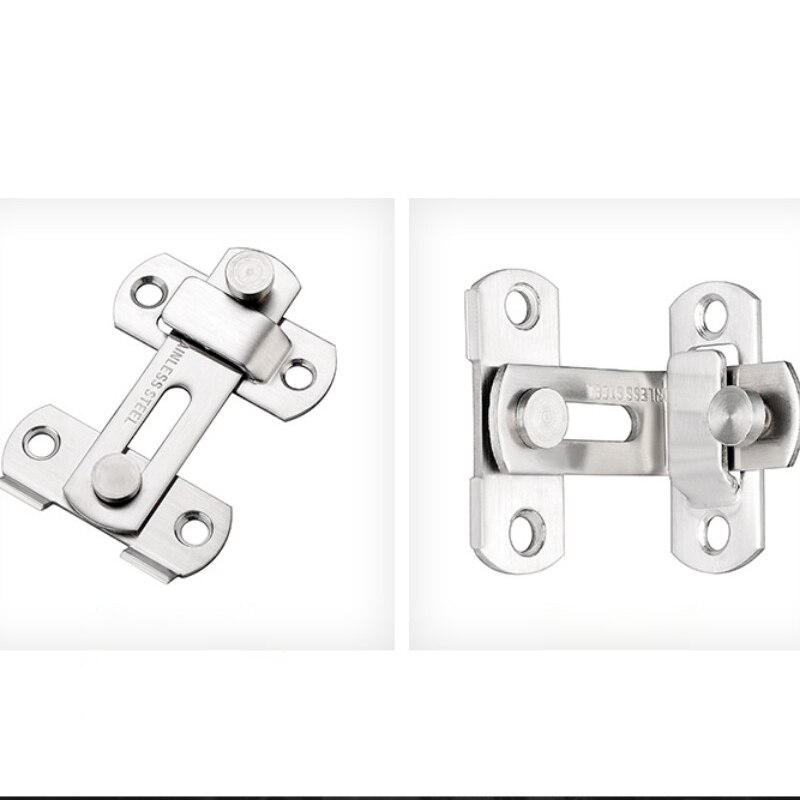 Stainless steel lock right angle flat angle bend lock easy assembly bolt stainless steel door buckle cabinet door lock