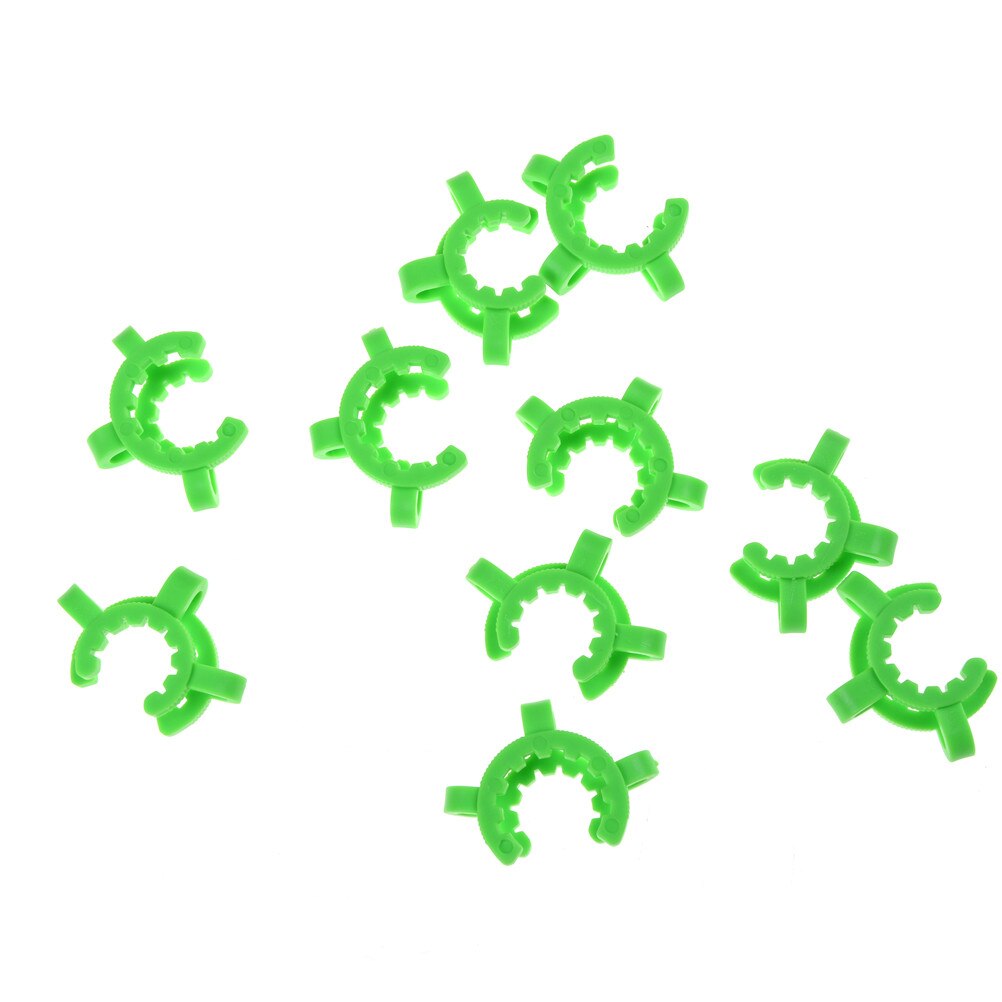 14# 11 mm x 15mm laboratorium kunststof clip, lab keck klem te gebruiken voor glas geslepen verbinding 10 stuks