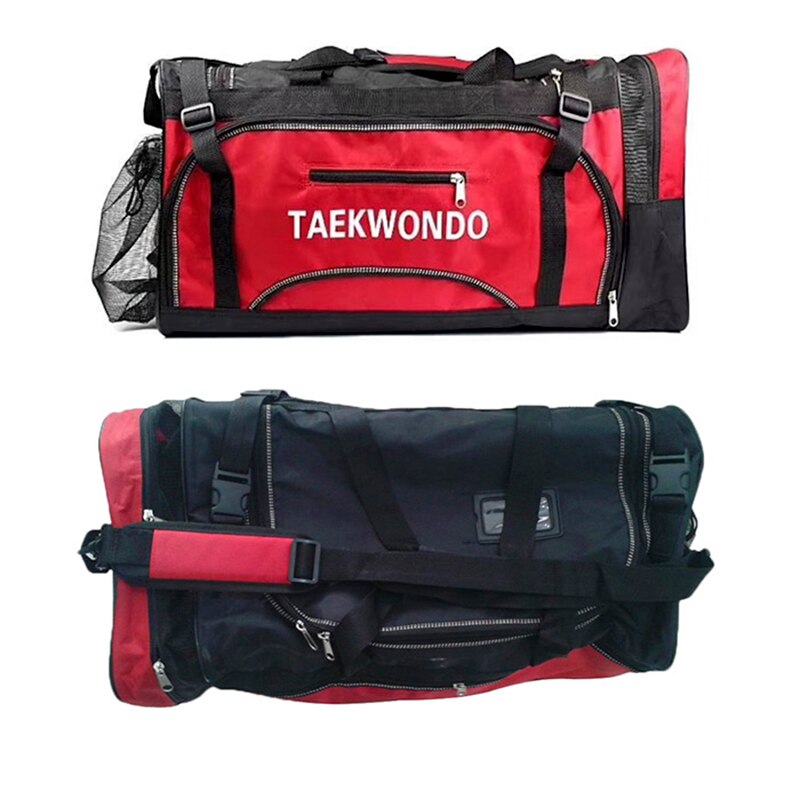 Bolsa de Taekwondo para adulto, bolso de hombro de gran capacidad, para Karate, Sanda, equipo de protección, bolsa de deporte de boxeo