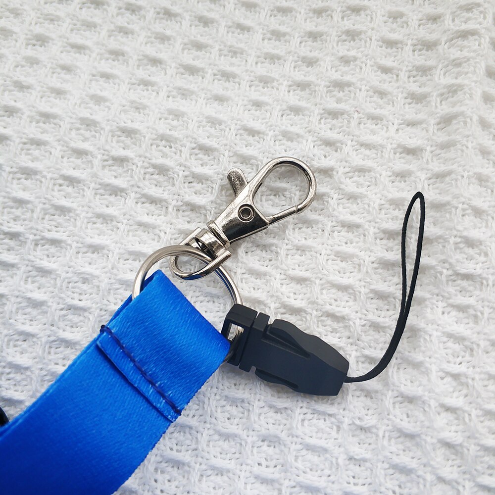 1 PC niebieski Boeing smycze na smycz na szyje dla pasek-uchwyt do telefonu Chaveiro breloczek llavero smycz na etui na dowód osobisty moda z pałąkiem na kark