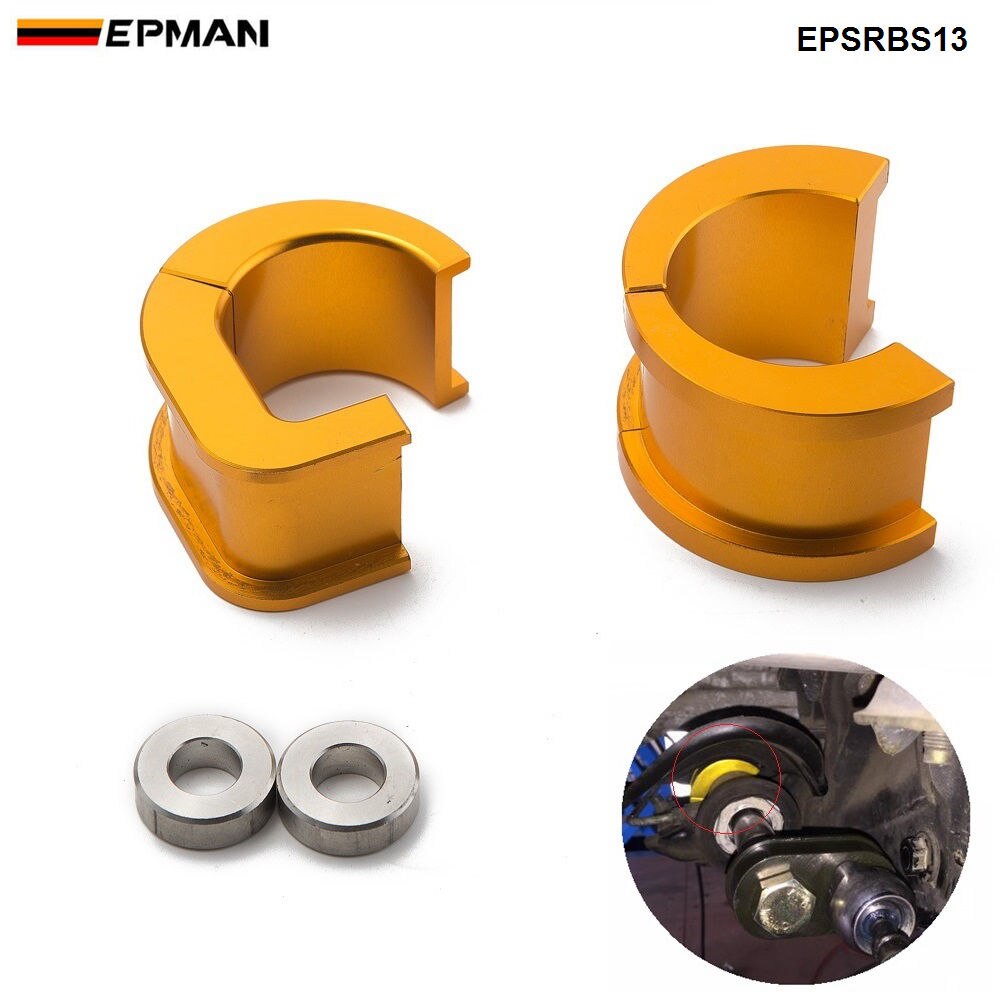 Epman Racing-buje de dirección delantero rígido S13 180SX, ángulo de corte Offset, para collar EPSRBS13