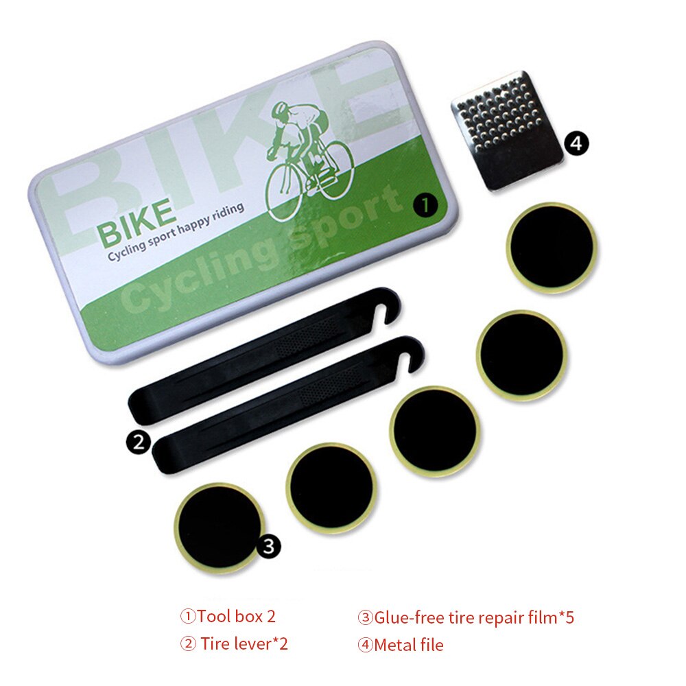 Portable Road Mountain Bike Repair Tools Kit Bike Tool Set For Cyclist Bicycle Tool Kit For Multi-Purpose Emergency Tire Repair