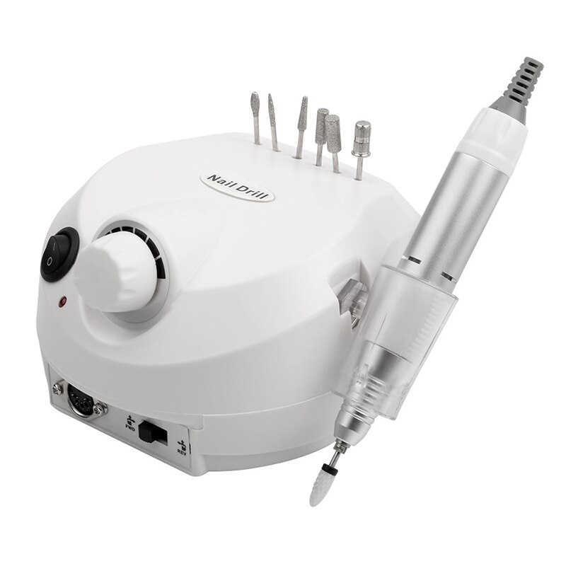 Máquina pulidora eléctrica para uñas, Kit de manicura con brocas de 35000RPM, 110V/220V, taladro acrílico para pedicura