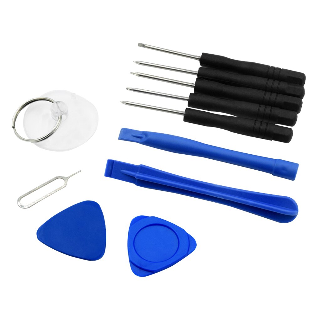 10 in 1 Cell Phones Opening Pry Repair Tool Kits Smartphone Screwdrivers Tool Set For iPhone Samsung HTC Moto Sony